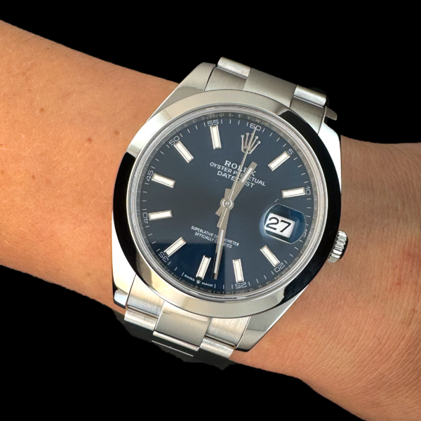 ROLEX DATEJUST 41 MM ACIER OYSTERSTEEL – Image 5