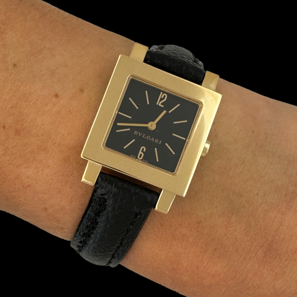 MONTRE BVLAGARI QUADRATO OR JAUNE 750 – Image 5