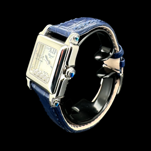 MONTRE CHOPARD HAPPY SPORT MINI SQUARE ACIER DIAMANTS – Image 2