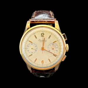 MONTRE BREITLING PREMIER CHRONOGRAPHE VINTAGE OR ROSE 750 REF.782