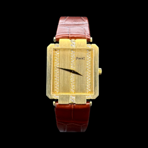 MONTRE PIAGET PROTOCOL OR JAUNE 750 DIAMANTS