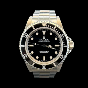 ROLEX SUBMARINER NO DATE NOIR ET ACIER