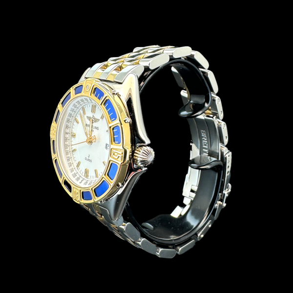 MONTRE BREITLING LADY J OR JAUNE ET ACIER – Image 3
