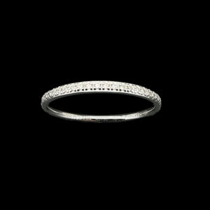 BAGUE MAUBOUSSIN OR BLANC 750 DIAMANTS