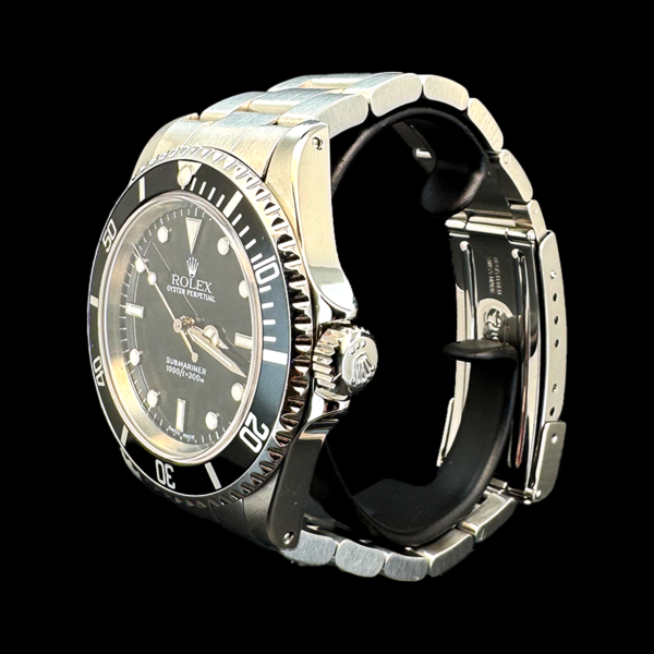 ROLEX SUBMARINER NO DATE NOIR ET ACIER – Image 3