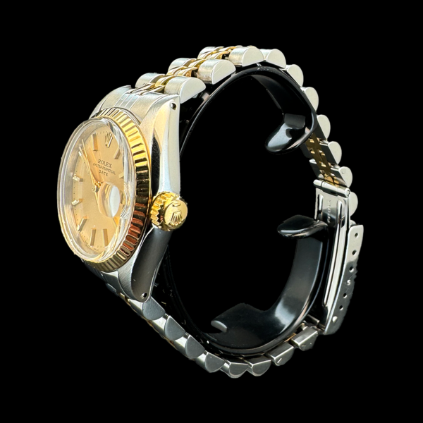 MONTRE ROLEX LADY-DATE OR JAUNE ET ACIER – Image 2