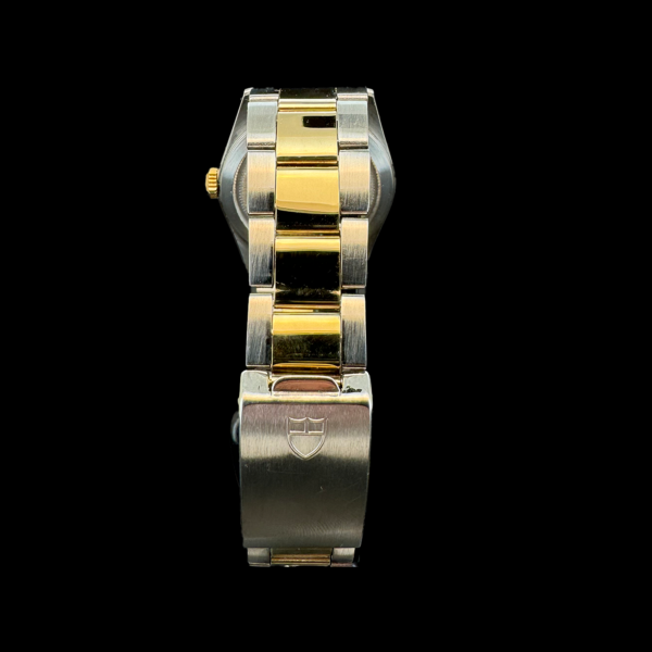 TUDOR PRINCE DATE + DAY EN OR JAUNE ET ACIER 36MM – Image 3