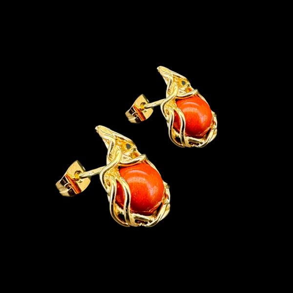 BOUCLES D'OREILLES GILBERT ALBERT OR JAUNE 750 – Image 3