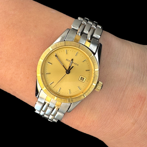 MONTRE BUCHERER ACIER ET OR – Image 4