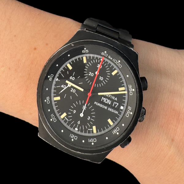 MONTRE ORFINA PORSCHE DESIGN ACIER PVD/DLC NOIR – Image 4