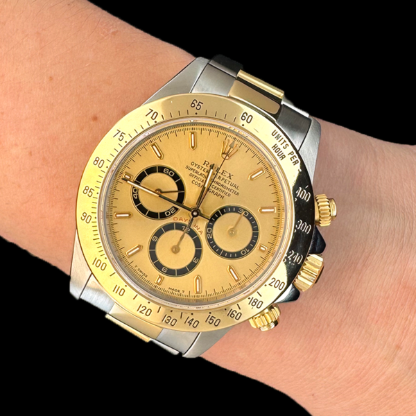 ROLEX COSMOGRAPHE DAYTONA ZENITH EL PRIMERO OR JAUNE ACIER – Image 4