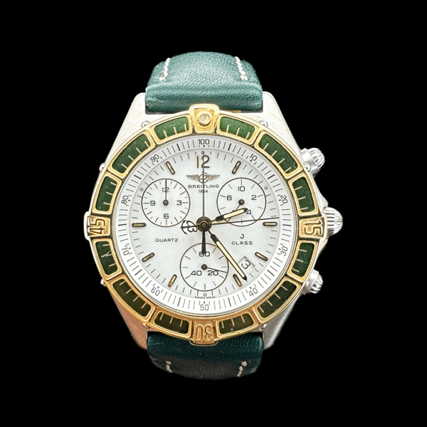 MONTRE BREITLING J CLASS EN OR 750 ET ACIER