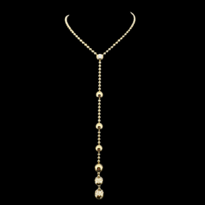 COLLIER DRAPERIE DE DÉCOLLETÉ CARTIER OR JAUNE 750 DIAMANTS