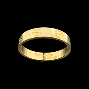 BAGUE CARTIER LOVE PETIT MODÈLE OR JAUNE 750