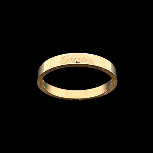 BAGUE ALLIANCE CARTIER EN OR ROSE 750