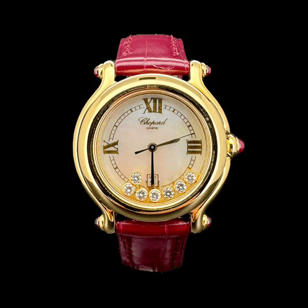 MONTRE CHOPARD HAPPY SPORT DIAMANTS RUBIS