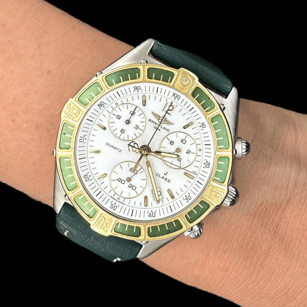 MONTRE BREITLING J CLASS EN OR 750 ET ACIER – Image 4
