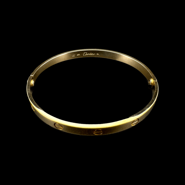 BRACELET CARTIER LOVE OR JAUNE 750 – Image 4