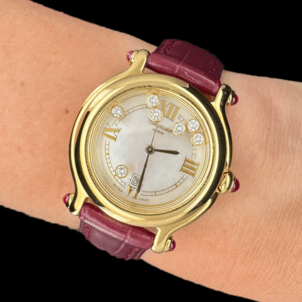 MONTRE CHOPARD HAPPY SPORT DIAMANTS RUBIS – Image 4