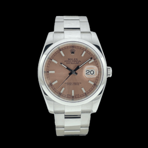 ROLEX DATEJUST ACIER FOND ROSE