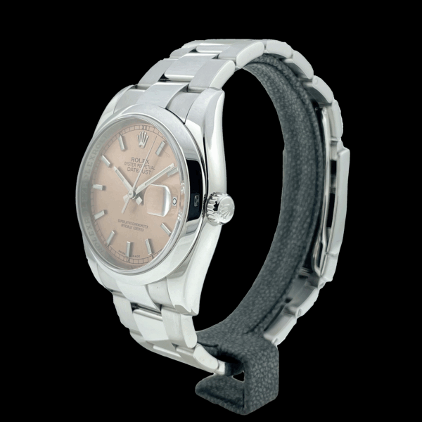 ROLEX DATEJUST ACIER FOND ROSE – Image 2