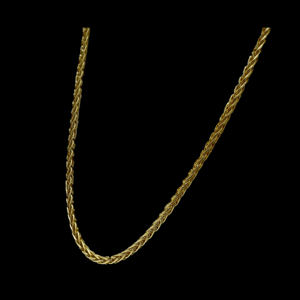 CHAINE EN OR JAUNE 585 MAILLE PALMIER