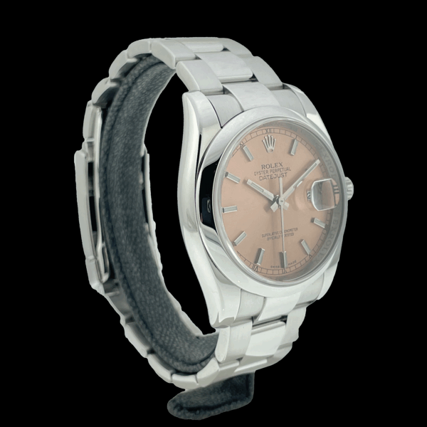 ROLEX DATEJUST ACIER FOND ROSE – Image 5