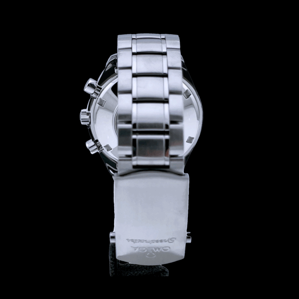 OMEGA SPEEDMASTER DATE WHITE DIAL PANDA ACIER – Image 3