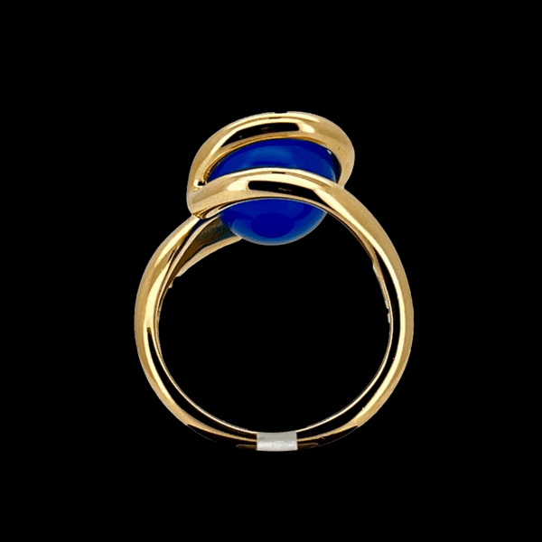 BAGUE GILBERT ALBERT OR JAUNE 750 – Image 3
