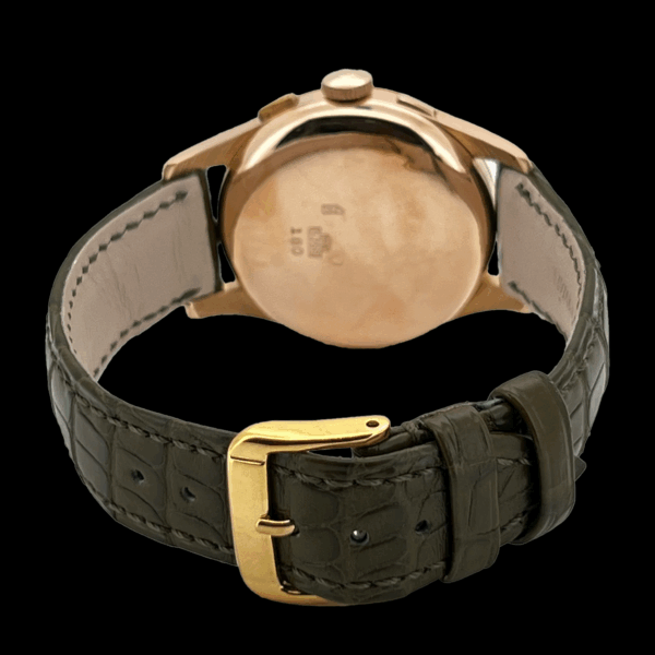 MONTRE UNIVERSAL GENÈVE UNI-COMPAX SWISS OR JAUNE 750 – Image 4