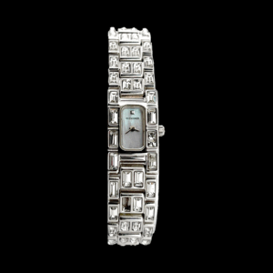MONTRE BUCHERER ACIER SERTIE DE ZIRCONS
