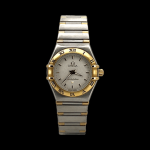 MONTRE OMEGA CONSTELLATION OR JAUNE ET ACIER