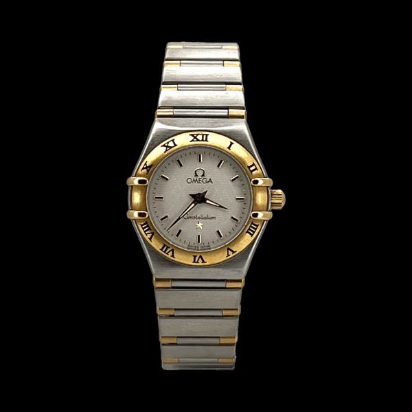 MONTRE OMEGA CONSTELLATION OR JAUNE ET ACIER