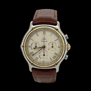 MONTRE EBEL CHRONOGRAPHE DE 1911 ACIER ET OR
