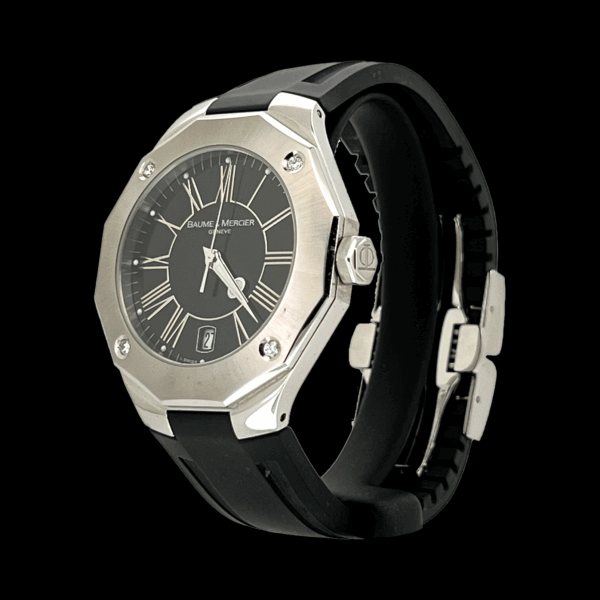 MONTRE BAUME & MERCIER RIVIERA EN ACIER DIAMANTS – Image 2