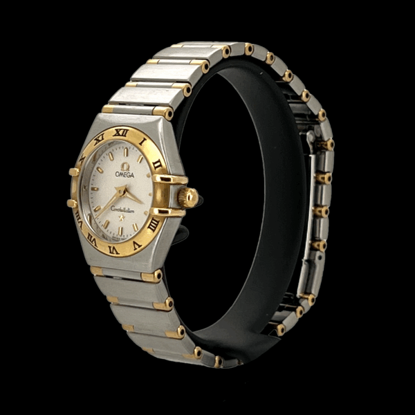 MONTRE OMEGA CONSTELLATION OR JAUNE ET ACIER – Image 2