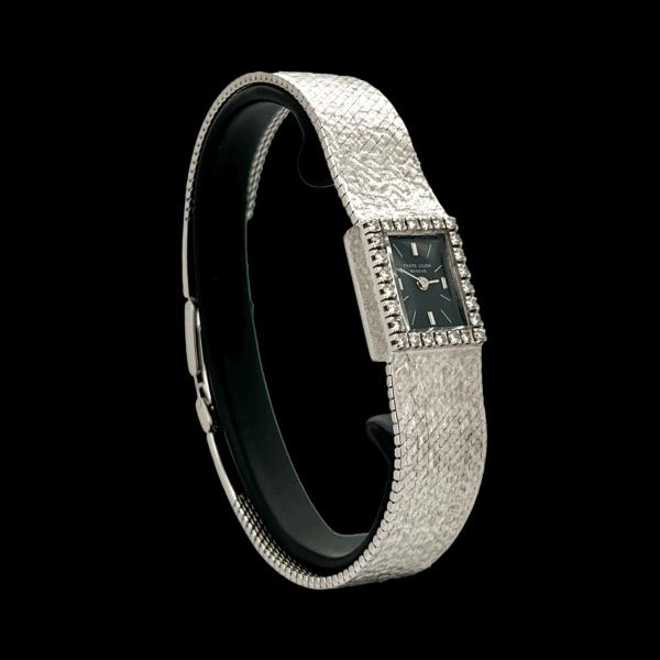 MONTRE-BRACELET FAVRE LEUBA OR GRIS 750 DIAMANTS – Image 2