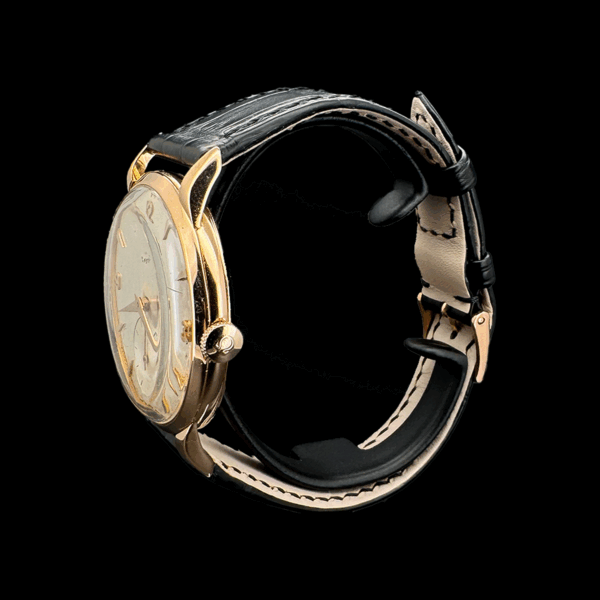 MONTRE OMEGA CLASSIC JUMBO VINTAGE OR JAUNE 750 – Image 2