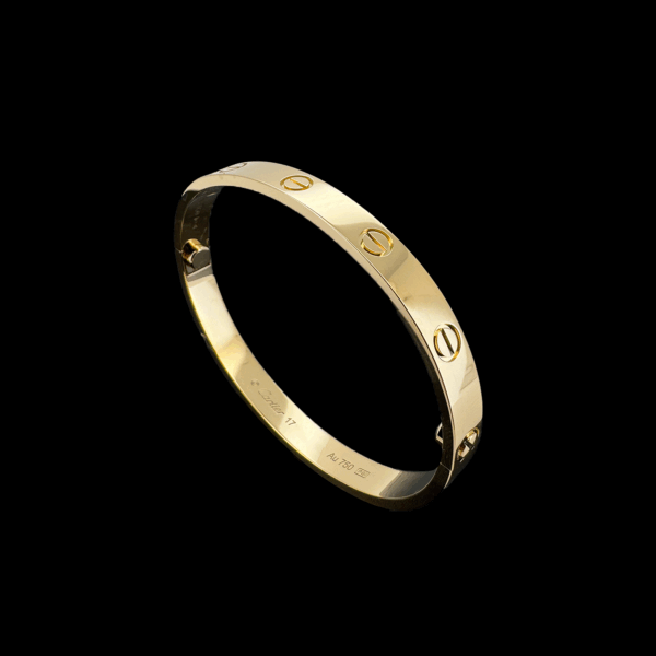 BRACELET CARTIER LOVE OR JAUNE 750 – Image 2