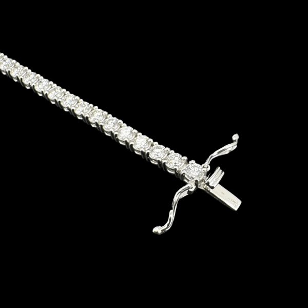 BRACELET TENNIS OR GRIS 750 DIAMANTS – Image 3
