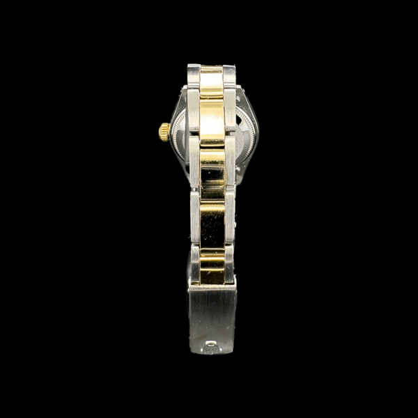 ROLEX OYSTER PERPETUAL LADY DATE OR JAUNE 750 ACIER – Image 3