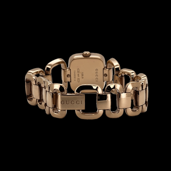 MONTRE GUCCI LADIES WATCH G PINK GOLD ACIER INOXYDABLE – Image 3
