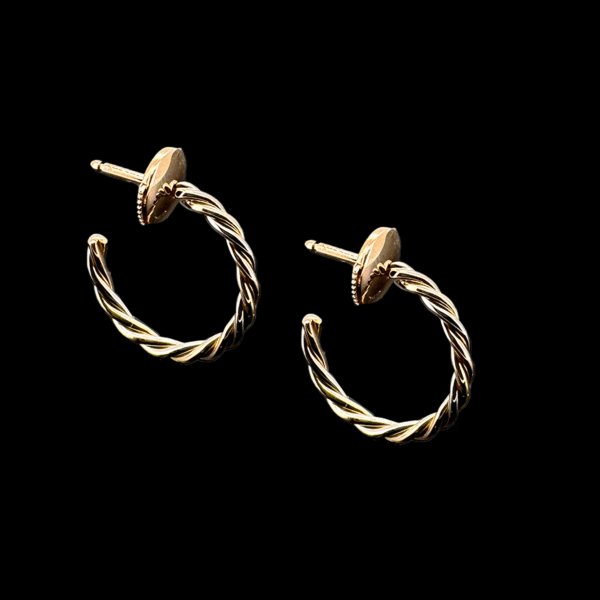 BOUCLES D'OREILLES CARTIER TRINITY OR – Image 3