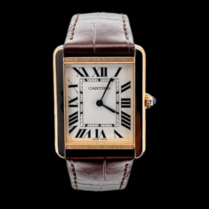 MONTRE CARTIER TANK SOLO GRAND MODELE OR ROSE 750