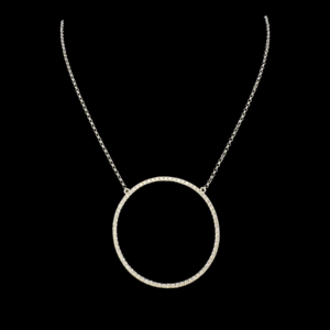 COLLIER MAISON DJULA PARIS DIAMANTS OR GRIS 750