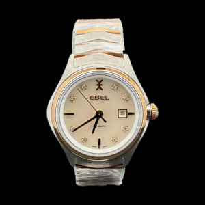 MONTRE EBEL WAVE LADY DIAMONDS ACIER OR ROSE