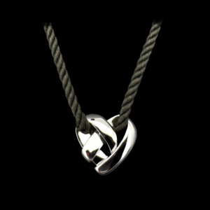 PENDENTIF VAN CLEEF & ARPELS VINTAGE OR GRIS 750