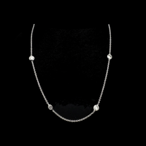 COLLIER TIFFANY & CO. ELSA PERETTI DIAMONDS OR GRIS