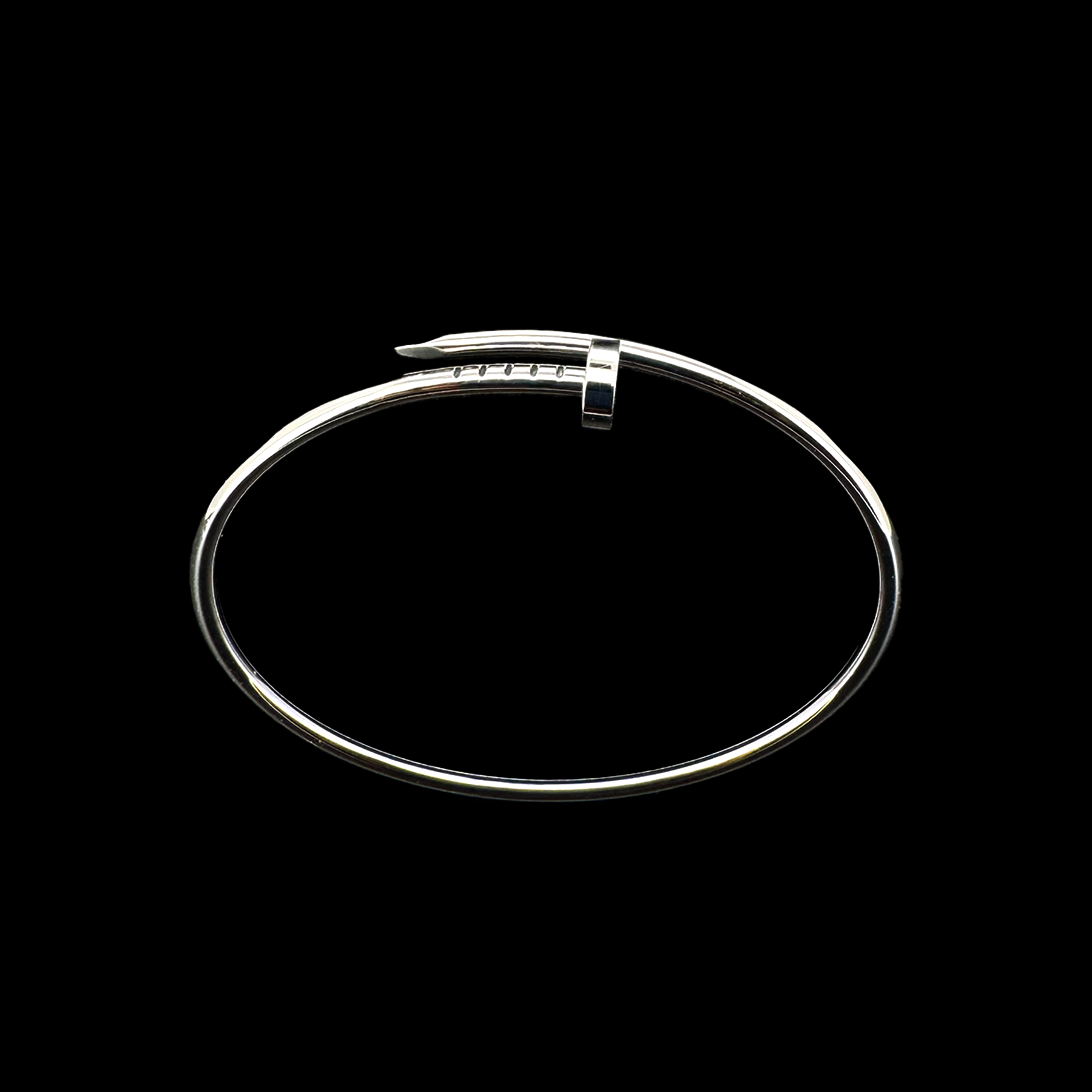 BRACELET CARTIER JUST UN CLOU PETIT MODÈLE OR GRIS 750