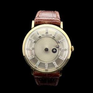 MONTRE LECOULTRE MYSTERY OR JAUNE 14 CARATS DIAMANTS